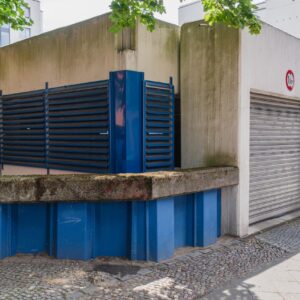 049. Garage with Metal Facade