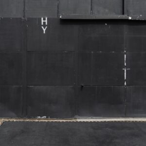 153. Black Metal Wall
