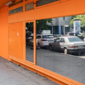 032. Bright Orange Storefront