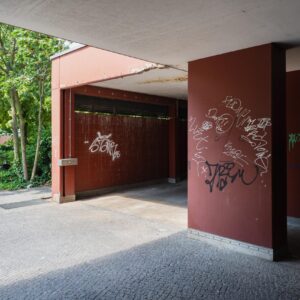 202. Dark Red Underpass