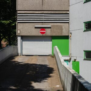 218. Garage with Color Accents