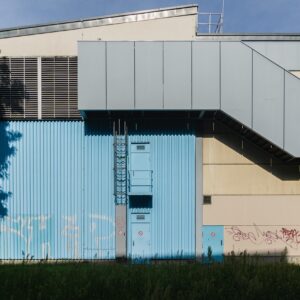 200. Metal Wall in Industrial Setting