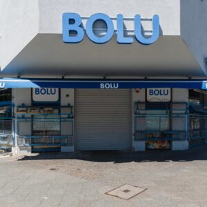 071. Blue Supermarket Front