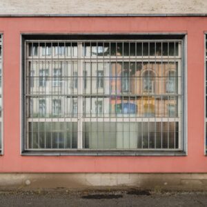 077. Gridded Windows in Pink