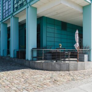 096. Turquoise House Facade