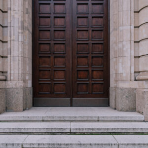 321. Elegant Wooden Door