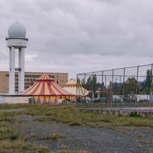 331. Dystopian Tent Scene