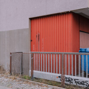 332. Red Metal Facade