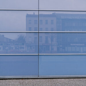 345. Blue Mirrored Facade