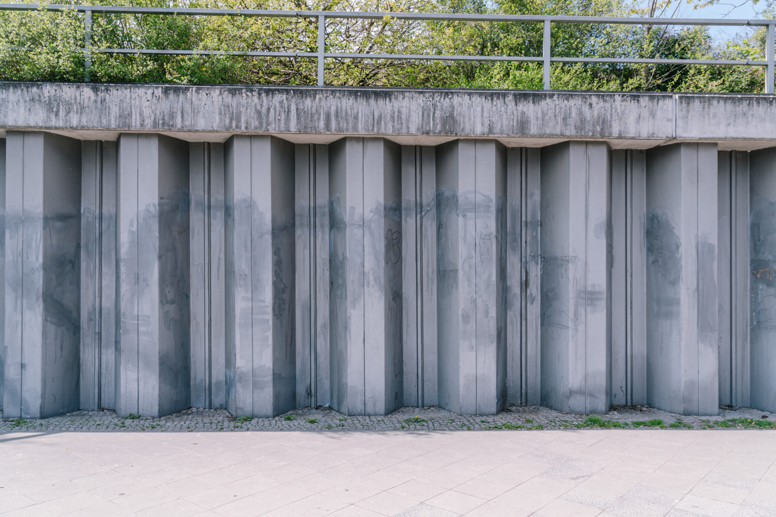 413. Grey Industrial Wall