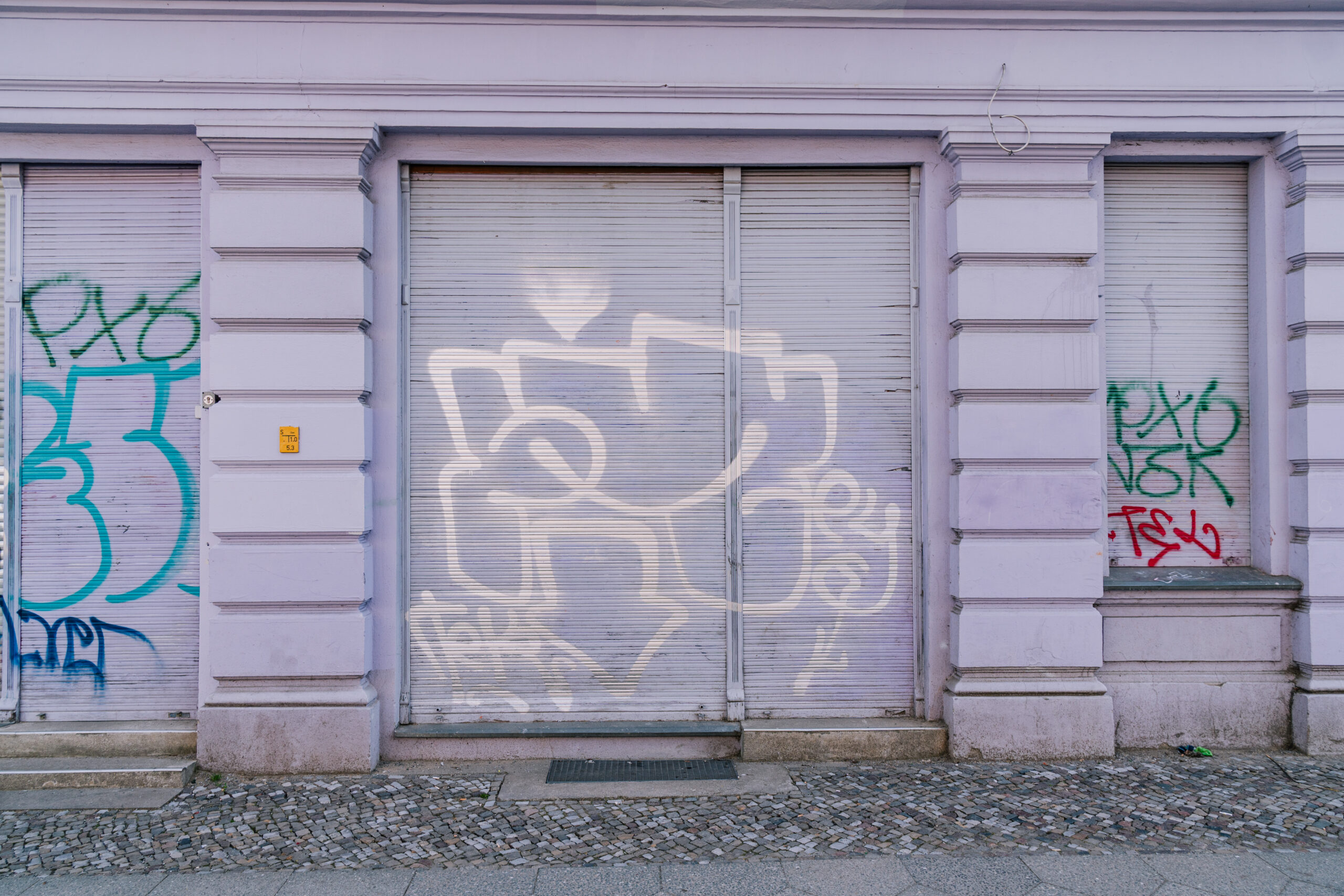 445. Pink Shutter Scene