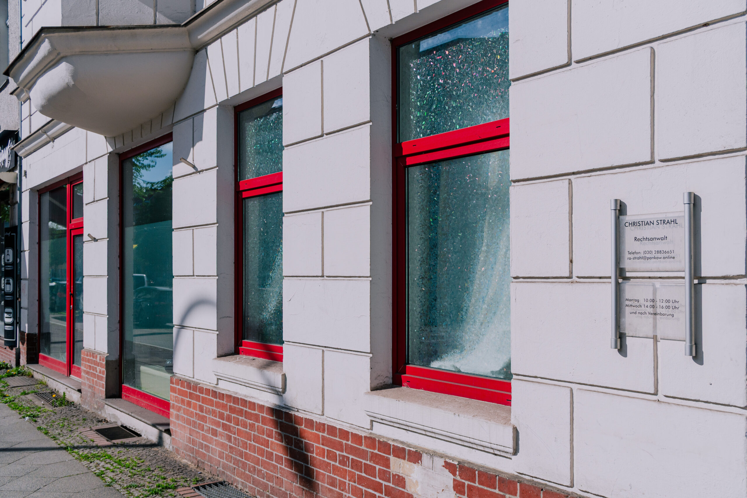 408. Red White Facade